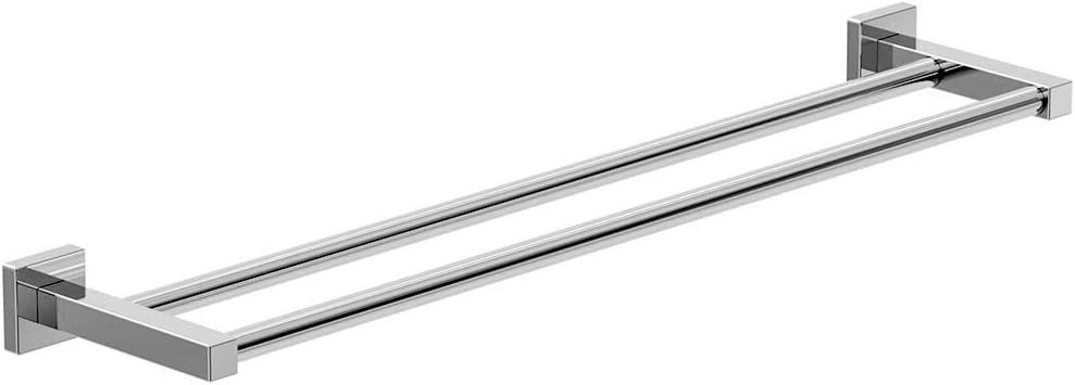 Duro 18" Wall-Mounted Double Towel Bar in Polished Chrome