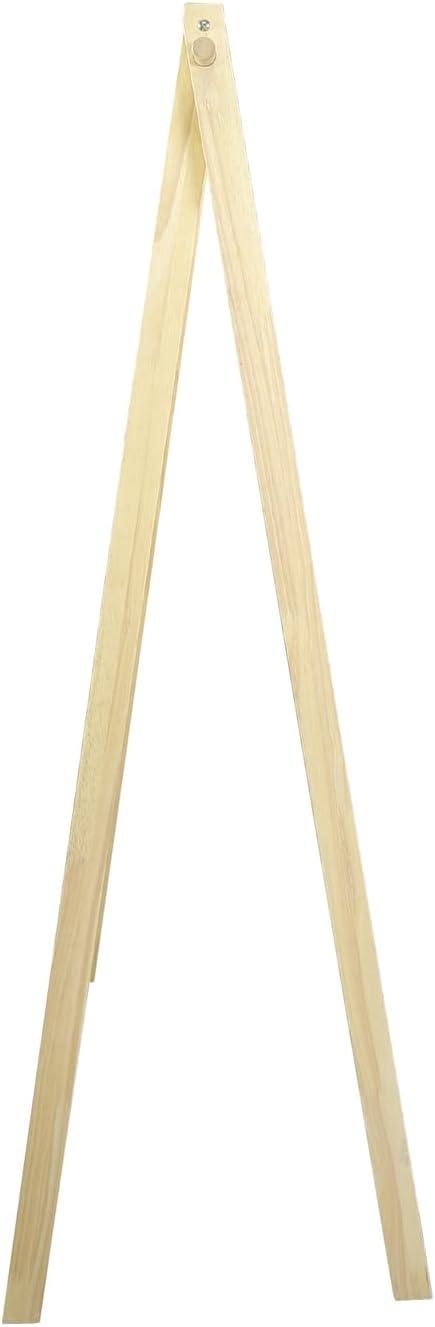 Solid Wood No Tool Assembly Collapsible Aesthetic Clothing Garment Rack