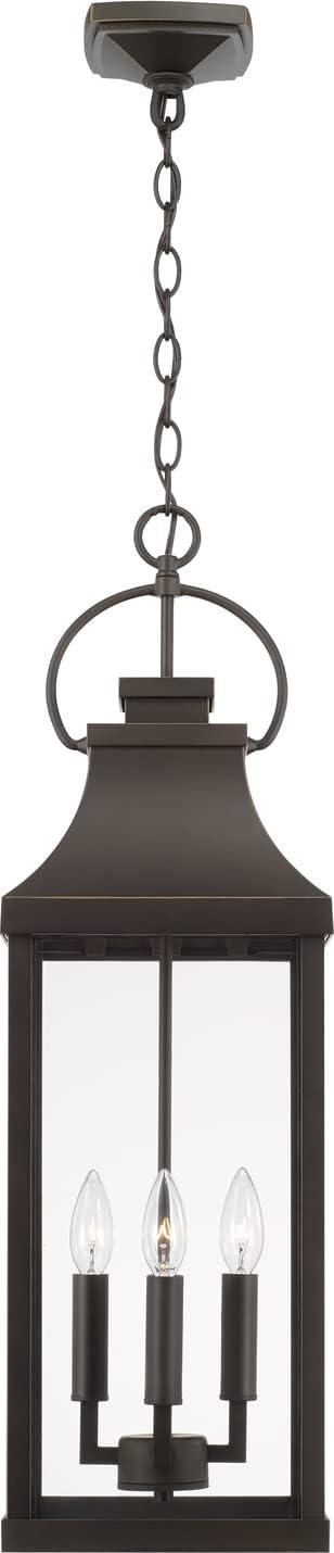 Capital Lighting 946442 Bradford 4 Light 9" Wide Outdoor Taper Candle Mini Pendant -