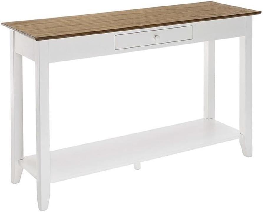 Convenience Concepts American Heritage 1 Drawer Console Table with Shelf