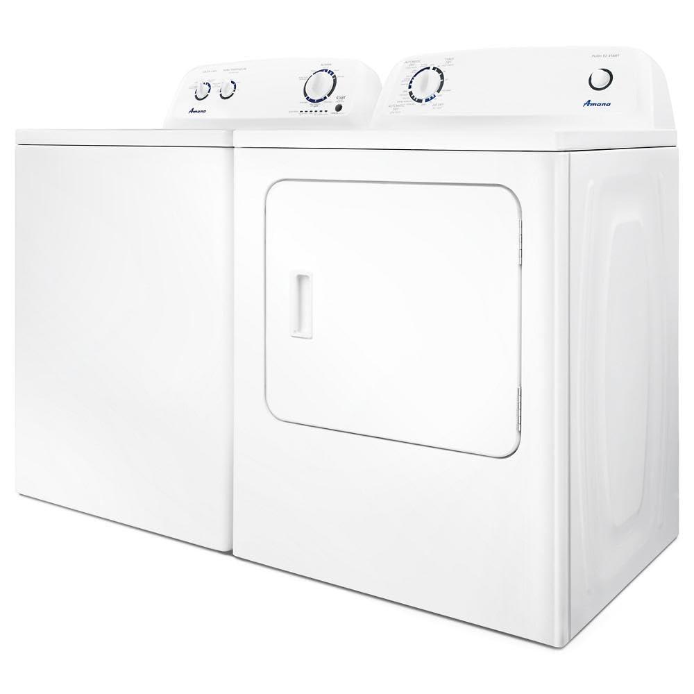 Amana 6.5 cu ft 240 mV White Electric Automatic Dryer
