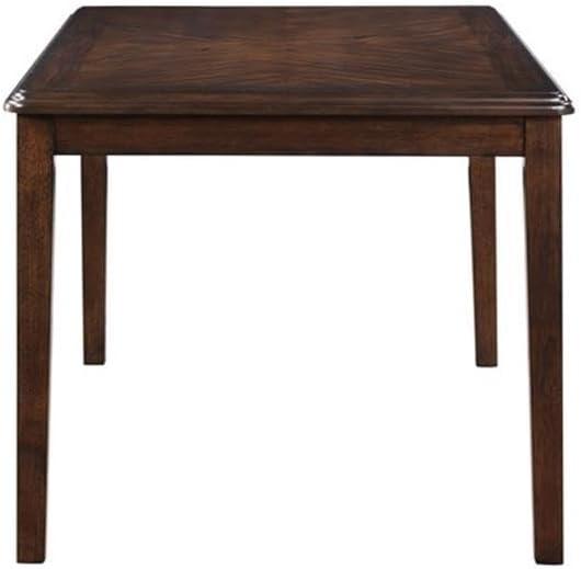 New Classic Gia 60" 5-Piece Rectangular Wood Dining Set with 4 Chairs in Cherry