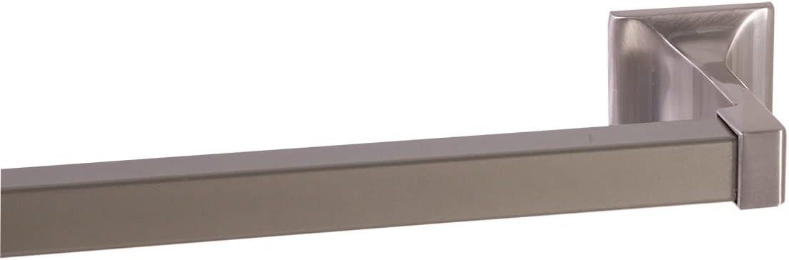 Design House 539148 Millbridge Classic 24-inch Towel Bar for Bathroom Bedroom Closet or Kitchen Satin Nickel