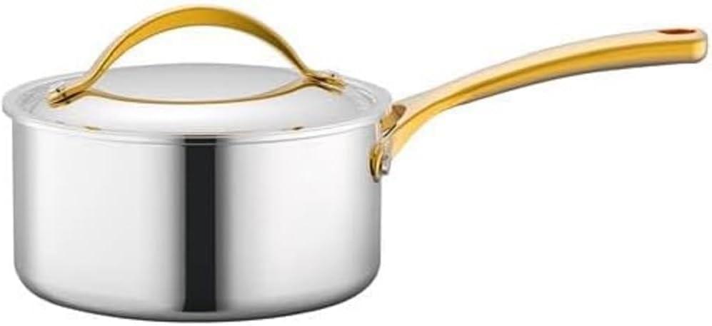 NutriChef 3 Quarts Stainless Steel Saucepan