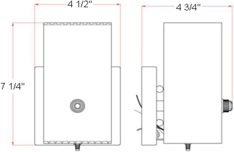 Minimalist White Glass 1-Light Wall Sconce, Dimmable and Direct Wired