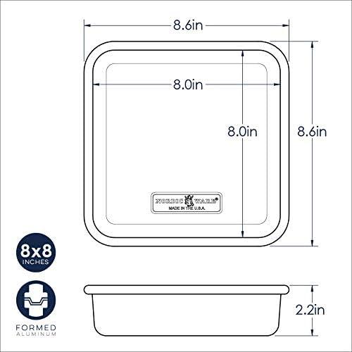 Nordic Ware 8" Square Aluminum Cake Pan