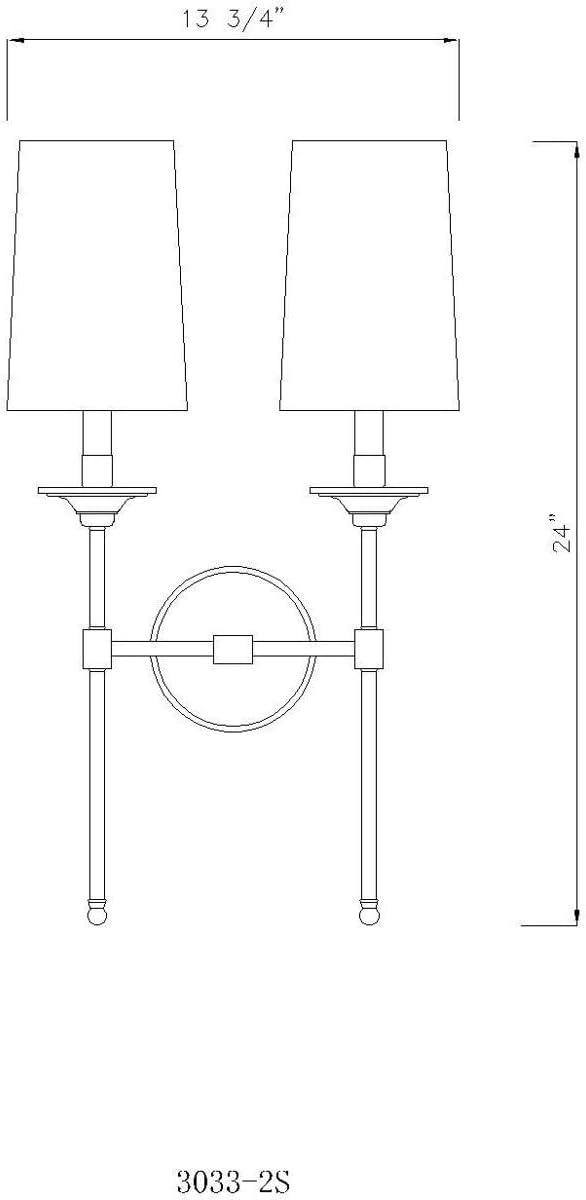 Z-Lite Emily 2 - Light Wall Light in  Rubbed Brass