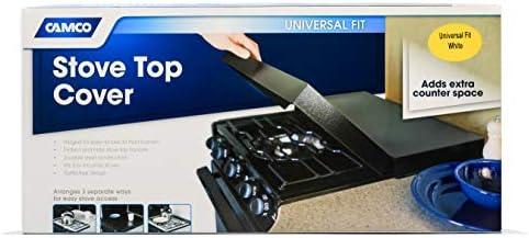 Camco 43557 Stove Top Cover White Universal Fit