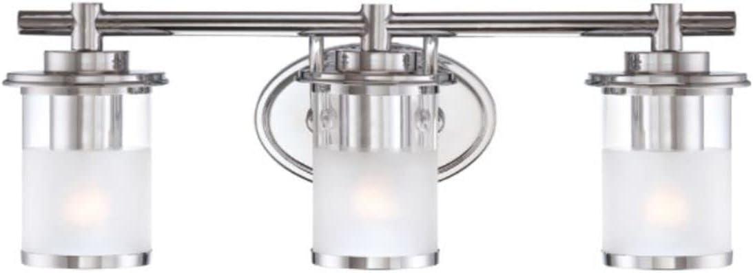 DESIGNERS FOUNTAIN 3-Light Essence Bathroom Vanity Lights Fixture, 23.25 Inch Wall Mount Sconce for Bedroom or Over Mirror, Old Satin Brass, 6693-OSB