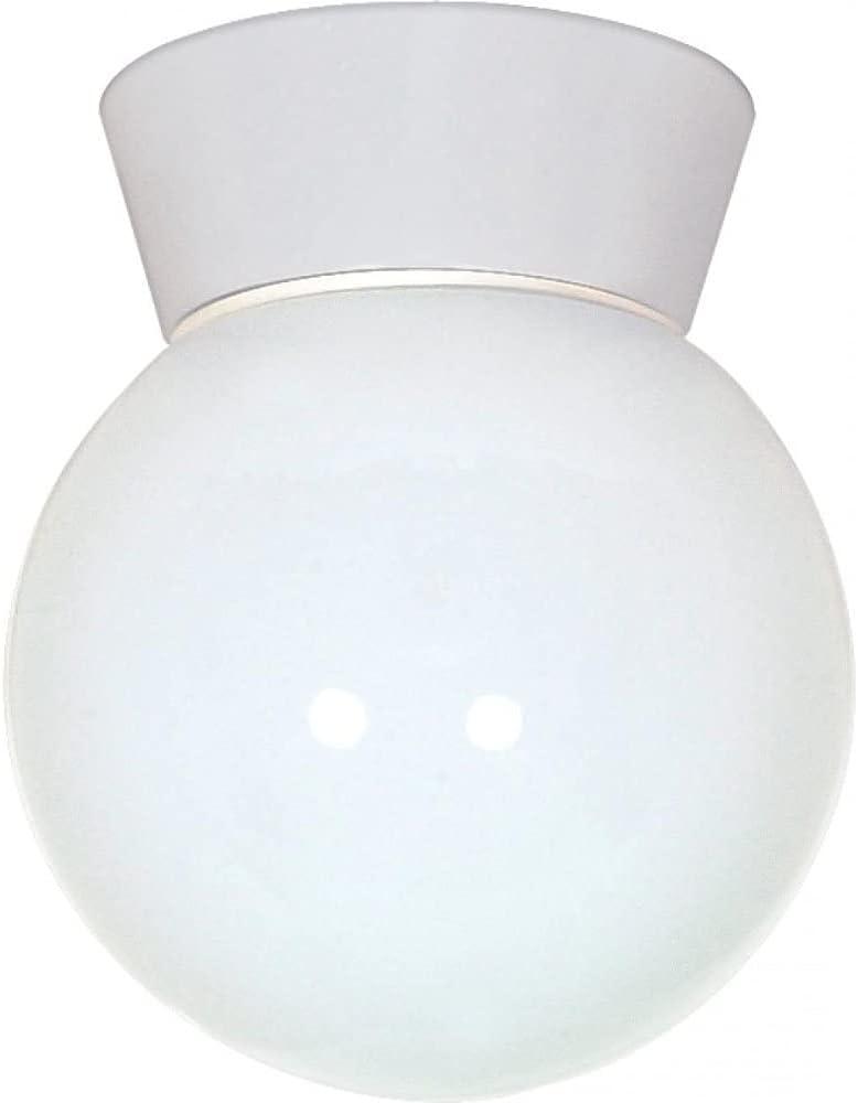 Nuvo 77-532 - OUTDOOR WHITE 6" WHT BALL FIXT