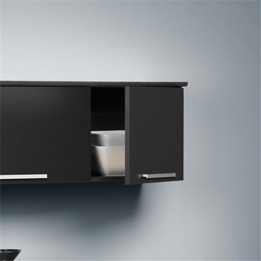 47.25'' W x 13'' H Black Standard Wall Cabinet Ready-to-Assemble