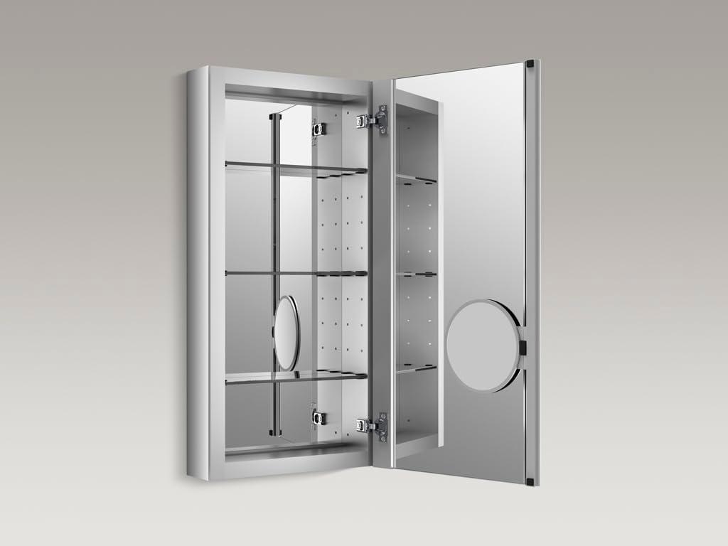 Verdera® Recessed or Surface Mount Medicine Cabinet with 3 Adjustable Shelves
