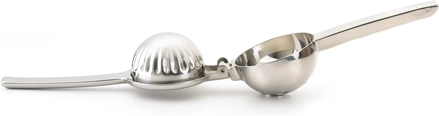 Silver Stainless Steel 9-Inch Lemon Lime Juicer