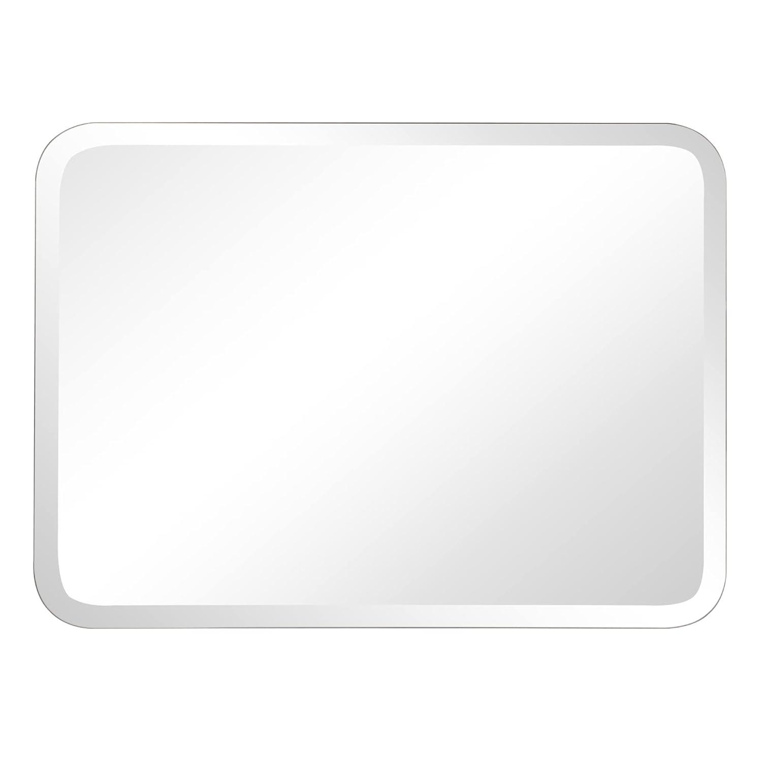 Howard Elliott 30"x22" Rectangular Frameless Beveled Wall Mirror