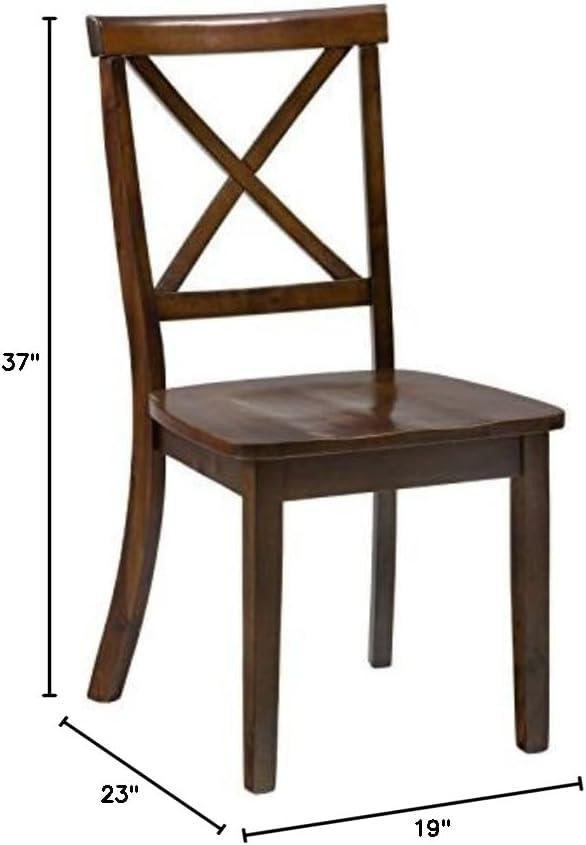 Jofran Richmond Cherry X Back Dining Chair (Set of 2)