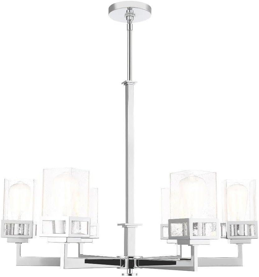 Livex Lighting Harding 6 - Light Chandelier in  Polished Chrome