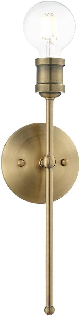 Lansdale 15'' Antique Brass Dimmable Wall Sconce