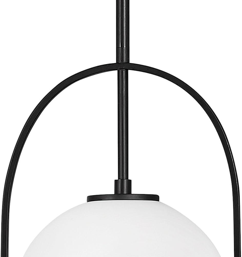 Arie Single Light Glass Dimmable Pendant