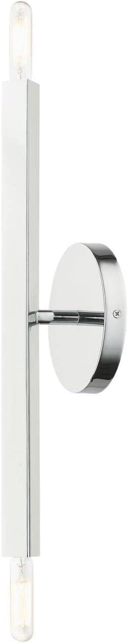 Livex Lighting Moco 2 - Light Wall Light in  Polished Chrome