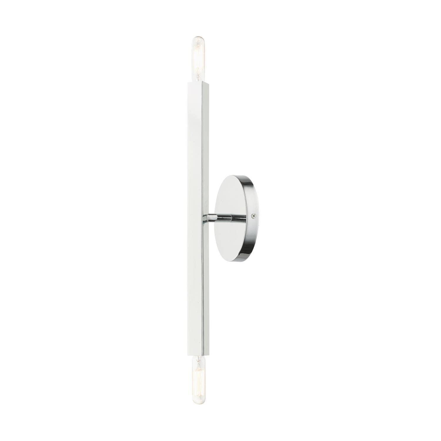 Livex Lighting Moco 2 - Light Wall Light in  Polished Chrome
