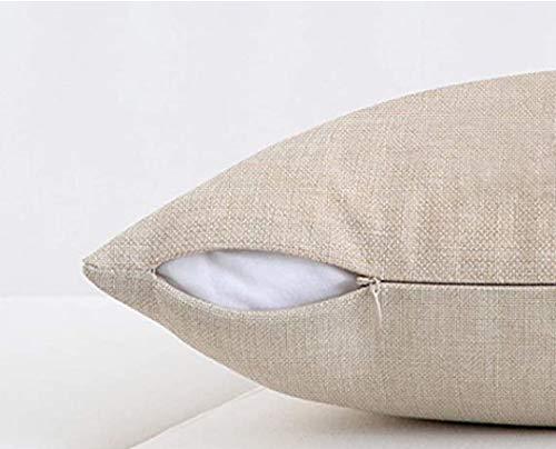 EKOBLA Watercolor Cactus Throw Pillow Cover Green Plants Succulent on Desert Exotic Blossom Cozy Square Cushion Case for Men Women Boys Girls Room Home Decor Cotton Linen 18x18 Inch