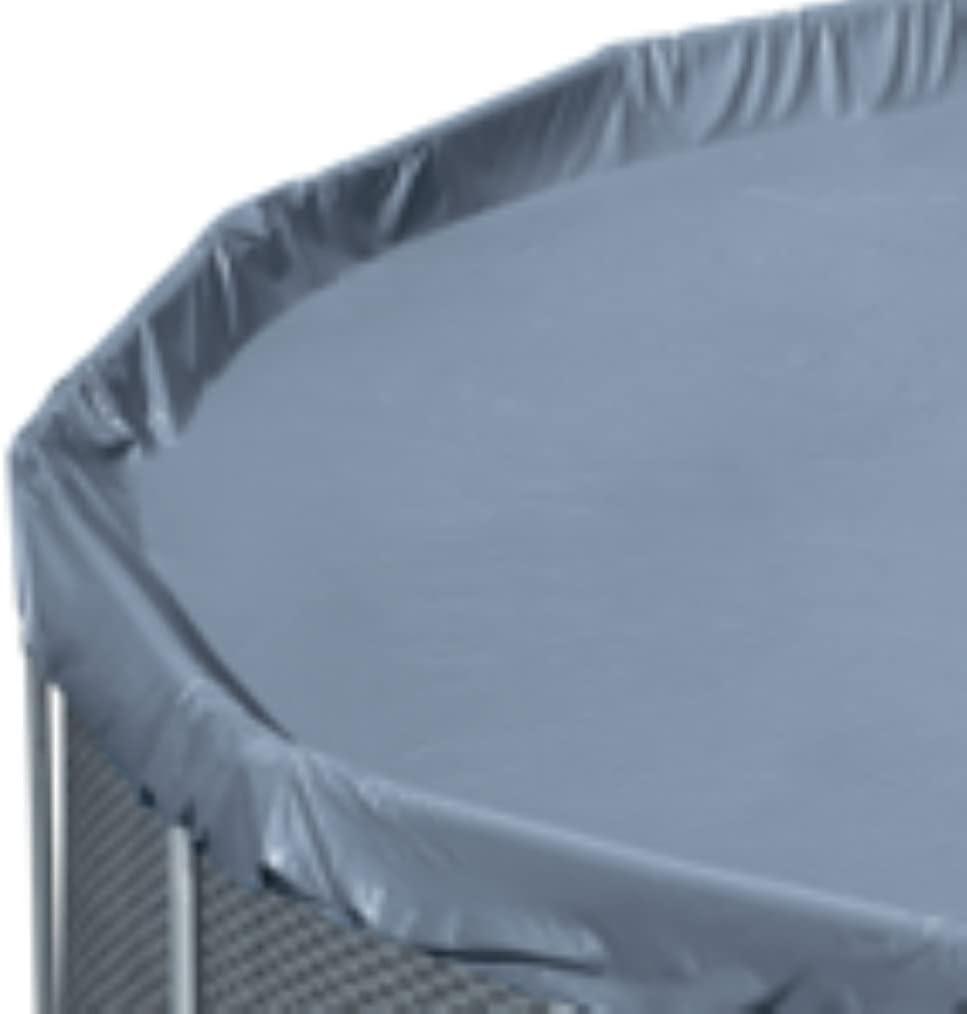 Bluebay Softsided Pool Grey with Tan Tubing 18ft Wide, 52in Deep by Sunneday