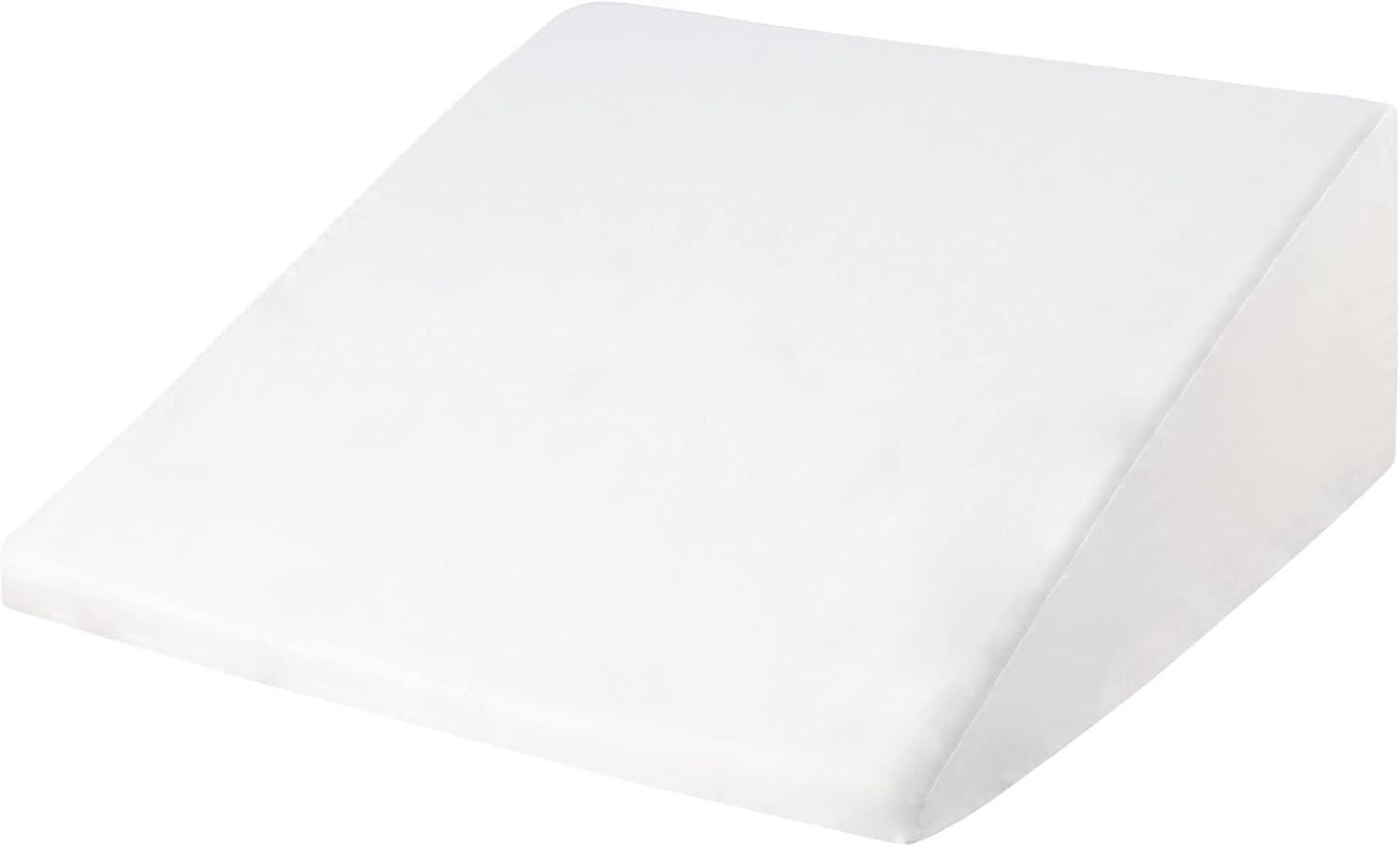 Circles Home 100% Cotton Wedge Pillow Protector with Zipper – (25x25x10x2)