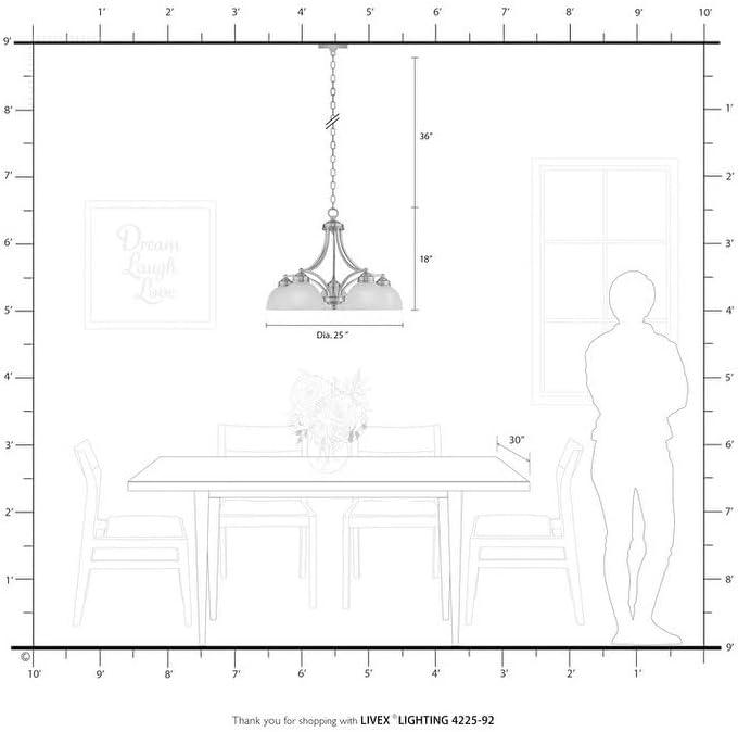 Livex Lighting Somerset 5 - Light Chandelier in  English Bronze