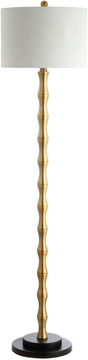 Ko Lighten Floor Lamp - Antique Brass - Safavieh