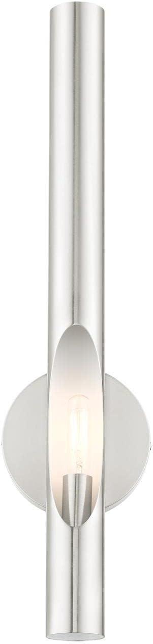 Livex Lighting Acra 1 - Light Wall Light in  Brushed Nickel