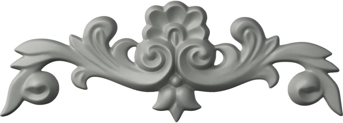 Primed Polyurethane Architectural Crown Onlay with Scrolls