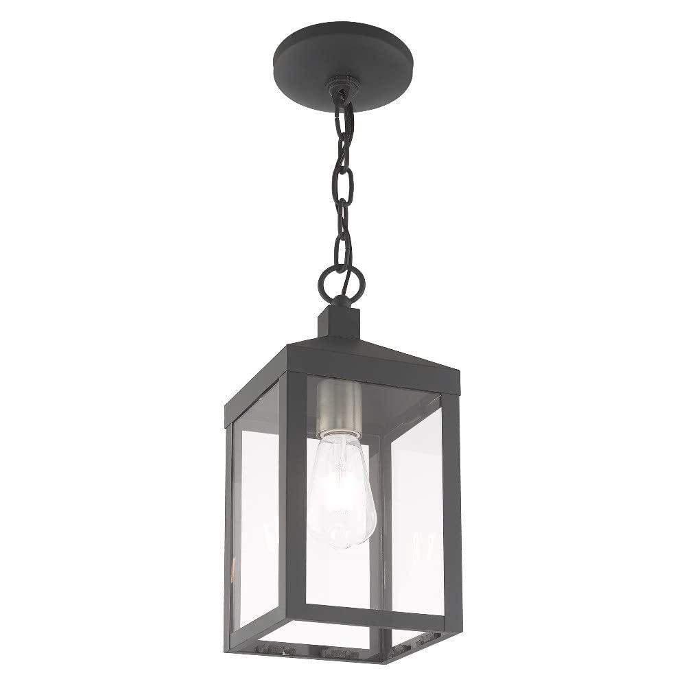 Livex Lighting Nyack 1 - Light Pendant in  Brushed Nickel