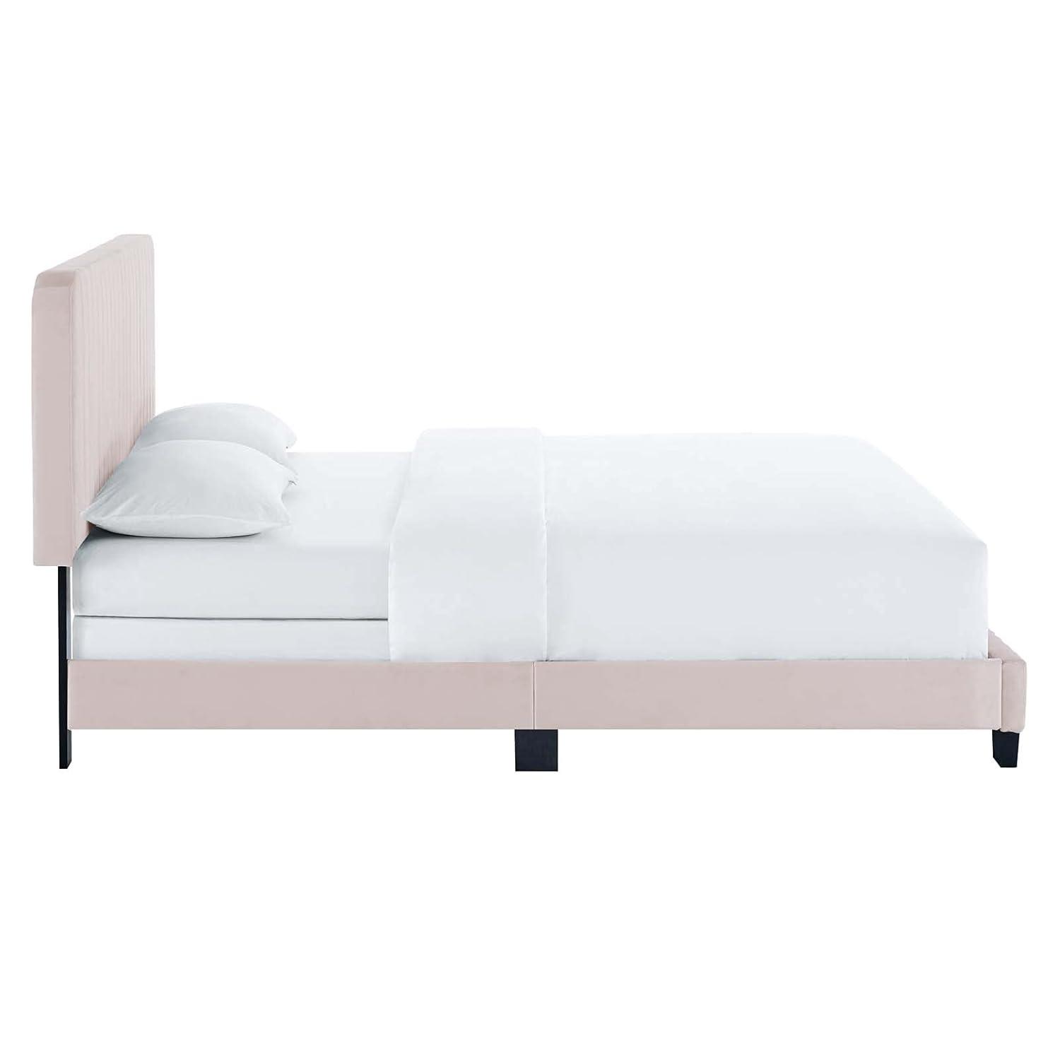 Modway Celine Channel Tufted Performance Velvet Full Bed