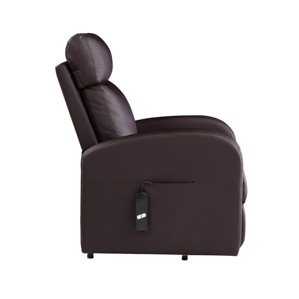 Ricardo 28.4" Wide Faux Leather Power Lift Assist Standard Recliner