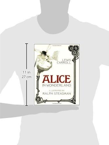 Alice in Wonderland Paperback with Ralph Steadman Illustrations