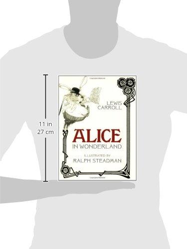 Alice in Wonderland Paperback with Ralph Steadman Illustrations