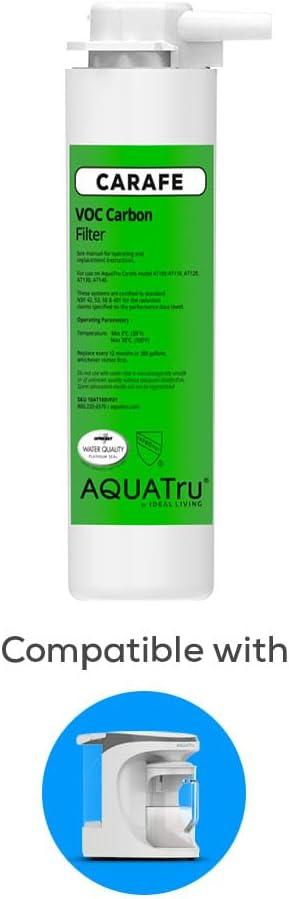 AquaTru CARAFE Stage 4 Replacement VOC Water Filter
