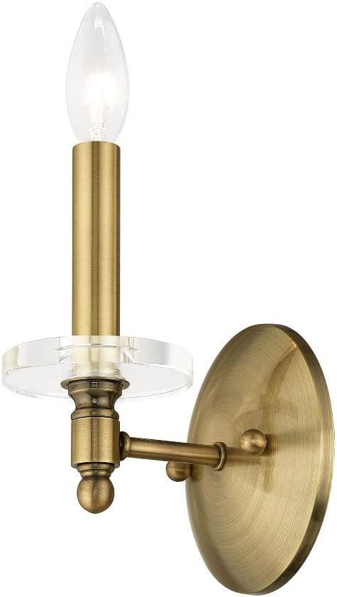 Livex Lighting Bennington 1 - Light Wall Light in  Polished Nickel