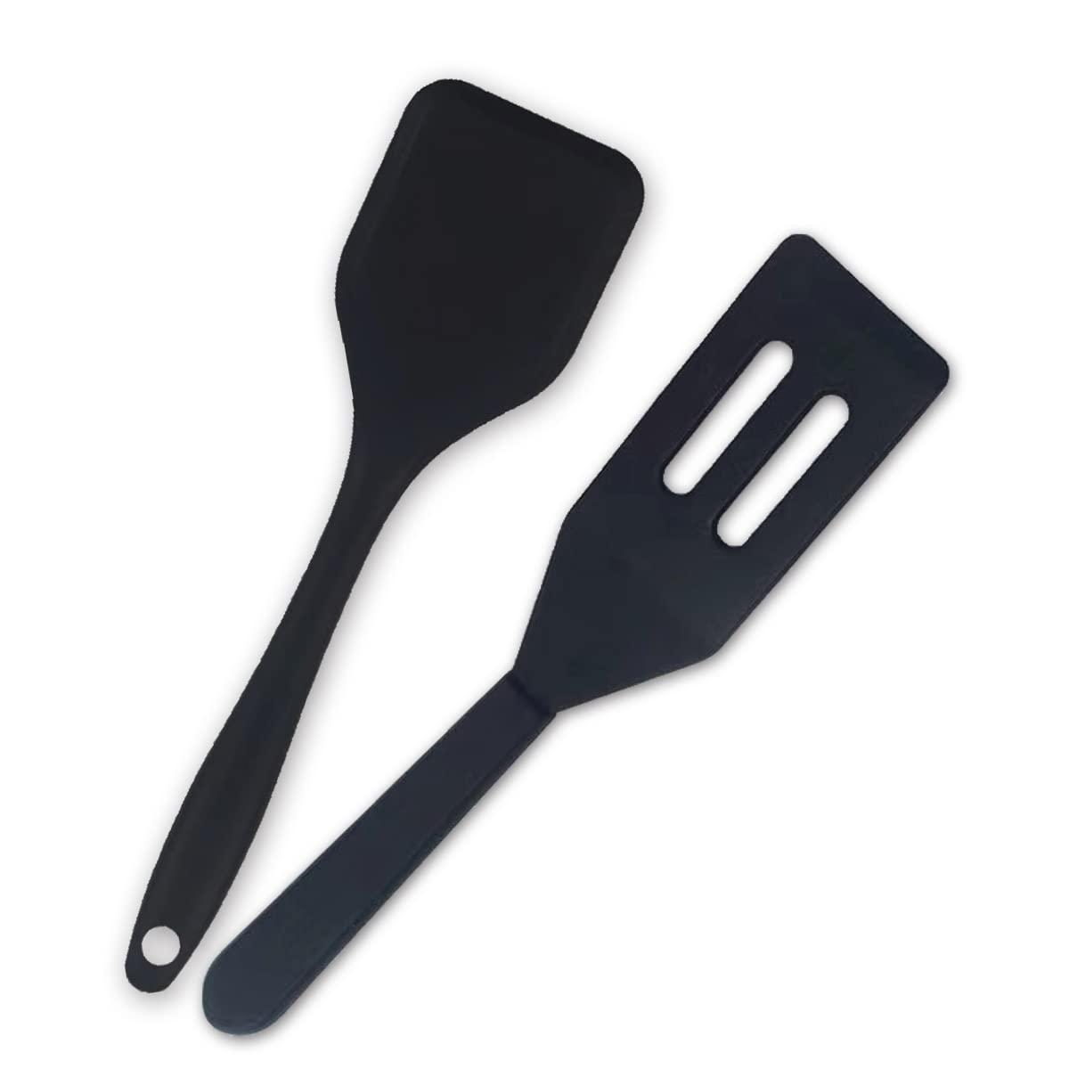 Mini Brownie Serving Spatula, Cookie Silicone Spatulas Flexible Nonstick Silicone Serve Turner Heat-Resistant for Flip Egg in Small Frying Pan Cookie Batter Cookware Cooking Baking