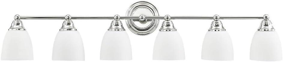 Livex Lighting Somerville 6 - Light Vanity in  Brushed Nickel