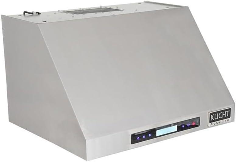 Kucht 36" Stainless Steel 900 CFM Ducted (Vented) Under Cabinet Range Hood with Baffle Filter