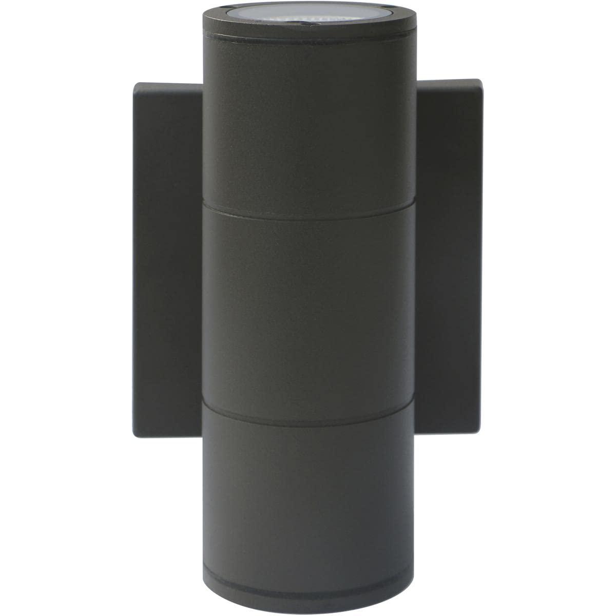 62/1145R1-Nuvo Lighting-Haley-10W 2 LED Small Up and Down Outdoor Wall Lantern-13 Inches Wide by 3.5 Inches High-Bronze Finish