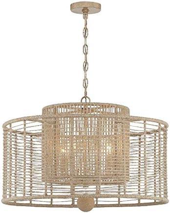 4 Light Chandelier-Burnished Silver Finish    -Traditional Installation Crystorama Lighting Jay-A5004-Bs