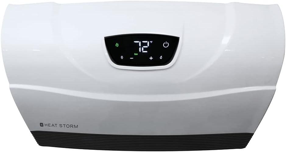 Heat Storm 1500 Watt Infrared WiFi enabled, wall mount  electric space heater with digital thermostat, remote - Smart Line