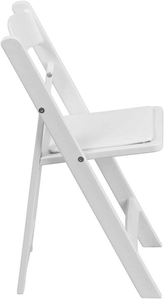 White Vinyl Armless Reception Chair with Leather Seat