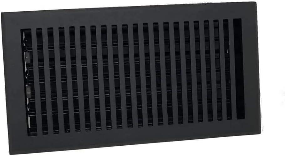 Cast Aluminum Contemporary Vent Covers - Black