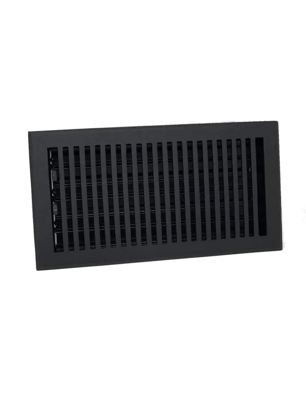 Madelyn Carter Black Contemporary Floor Register and Wall Register