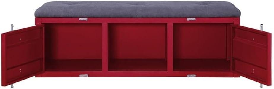 Acme Cargo Fabric Upholstered Storage Bench