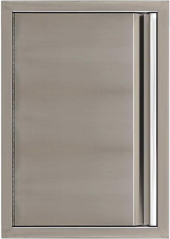 Stainless Steel Vertical Outdoor Kitchen Access Doors 17x24 Inch