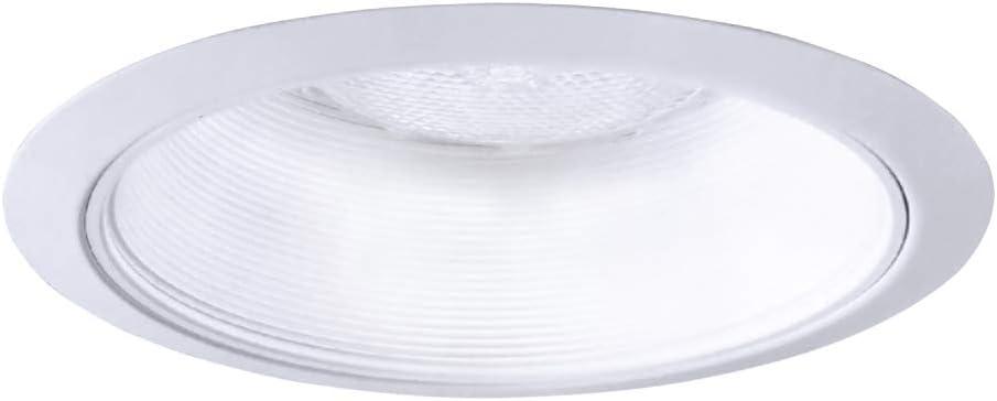 6'' White Baffle Recessed Trim